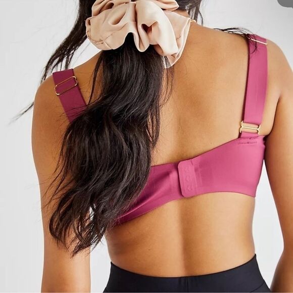 Free People Naomi Longline Bra Thick Adjustable Straps NEW WITH TAGS NWT XL - Picture 2 of 5